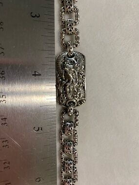 Sarda Dragon Bracelet w/rectangle links